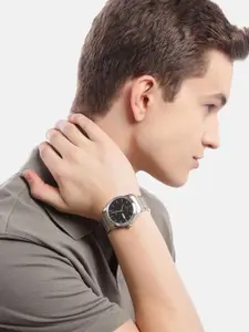 maxima Men Stainless Steel Bracelet Style Straps Analogue Watch O-46931CMGT