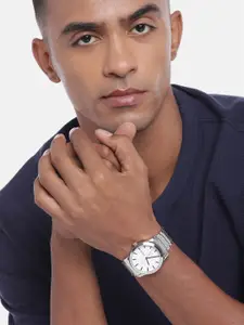 maxima Men Stainless Steel Bracelet Style Straps Analogue Watch 46910CMGI