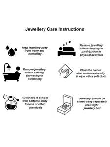 Estele Rhodium-Plated Floral Jhumka Earrings