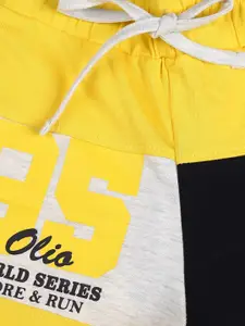 V-Mart Boys Colourblocked Cotton Regular Shorts