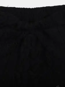 V-Mart Girls Self Design Mid-Rise Cotton Shorts