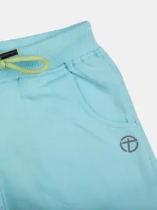 V-Mart Boys Mid Rise Knitted Cotton Shorts