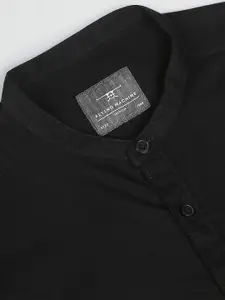 Flying Machine Mandarin Collar Slim Fit Pure Cotton Casual Shirt