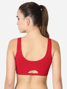 VStar Medium Coverage Non-Padded Non-Wired Running Sports Bra