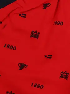 V-Mart Boys Conversational Printed Cotton Shorts