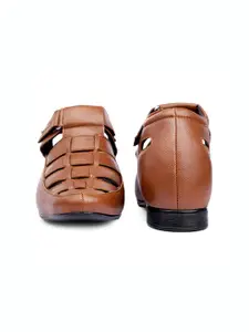 Bxxy Men Velcro Fisherman Elevator Sandals