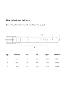 Hidesign Men Tang Closure Textured Reversible Leather Formal Belt