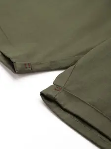 Roadster Men Olive Green Cargo Shorts