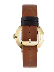 Ted Baker Timeless Men Printed Dial & Leather Straps Analogue Watch BKPPGS3019I