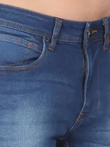 Flying Machine Men Slim Fit Heavy Fade Cropped  Jeans