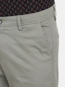 V-Mart Men Classic Slim Fit Mid -Rise Cotton Chinos Trouser