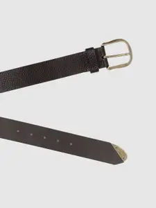 Levis Men Casual Wide Textured Leather Belt