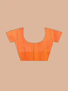 Laa Calcutta Silk Blend Banarasi Saree With Tassel