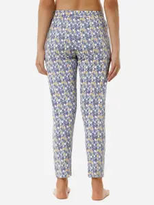 Amante Women Floral Printed Full Length Mid Rise Lounge Pants