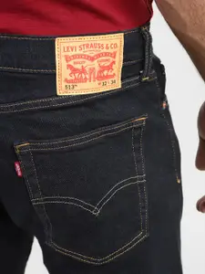 Levis Men Mid Rise Clean Look Straight Fit Jeans
