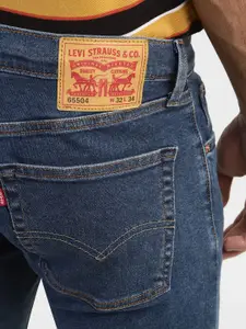 Levis Men Skinny Fit Clean Look Dark Shade Jeans