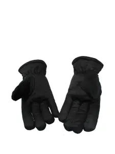Alexvyan Set Of 2 Patterned Windproof Comfortable Fleece Riding Gloves