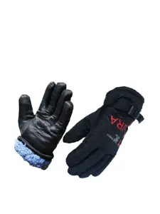 Alexvyan Men Printed Windproof Thermal Warm Winter Gloves