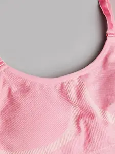 C9 AIRWEAR Girls Seamless Striped Full Coverage Lightly Padded Bra