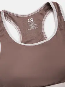 C9 AIRWEAR Girls Full Coverage Lightly Padded Seamless Sports Bra