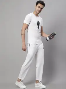 MACK JONNEY Graphic Printed Round Neck Short Sleeves Co-Ords