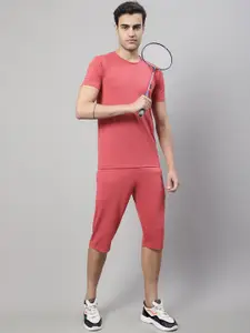 MACK JONNEY Round Neck Short Sleeves Soft and Breathable Comfort Pure Cotton Co-Ords