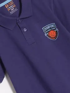 DIXCY SCOTT Boys Polo Collar Cotton T-shirt