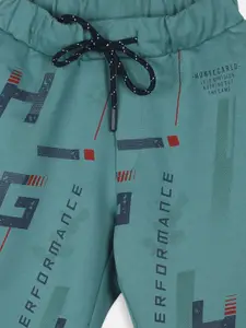 Monte Carlo Boys Typography Printed Mid Rise Shorts