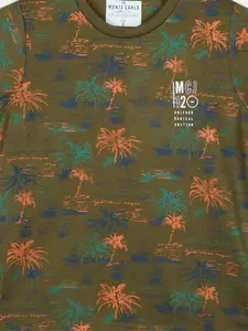 Monte Carlo Boys Mid-Rise Floral Printed Shorts