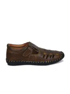 Ajanta Boys Perforated Shoe-Style Sandals