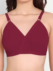 FIMS Pack Of 2 Non Padded Full Coverage All Day Comfort Dry-Fit Everyday Bra