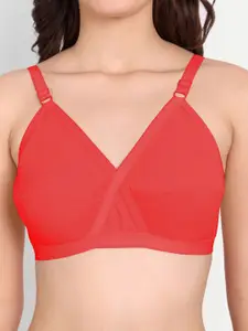 FIMS Pack of 2 Non Paddded Full Coverage Cotton Everyday Bra