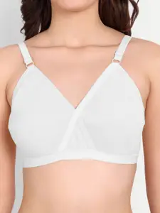 FIMS Pack of 2 Non Paddded Full Coverage Cotton Everyday Bra