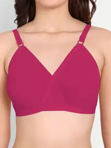 FIMS Pack Of 2 Non Padded Full Coverage All Day Comfort Dry-Fit Everyday Bra