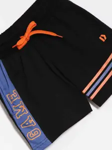 DIXCY SCOTT Boys Comfort Fit Mid-Rise Cotton Shorts