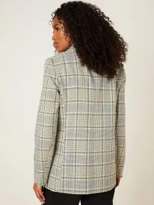 DOROTHY PERKINS Checked Double-Breasted Blazer