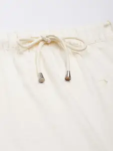 TWIN BIRDS Side Slit High-Rise Stretchable Viscose Saree Skirt