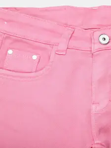 V-Mart Girls Classic Slim Fit Mid-Rise Cotton Jeans