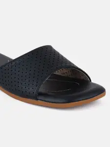 DressBerry Women Open Toe Slip On Flats