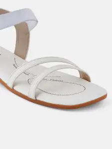 DressBerry Women Open Toe Slip On Flats