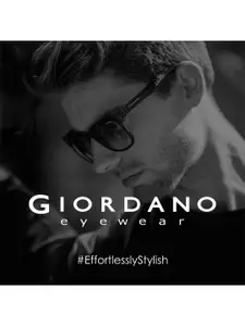 GIORDANO Men Polarised And UV Protected Lens Full Rim Aviator Sunglasses GA90321C01