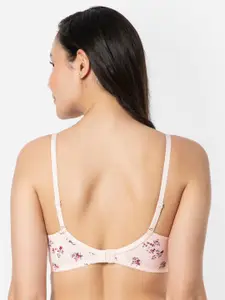 Amante Printed Padded Wirefree Smooth Charm T-Shirt Bra BRA10606