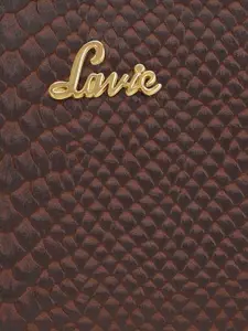 Lavie Women Textured Zip Around Wallet