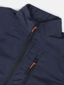 Flying Machine Mock Collar Fleece Bomber Jacket