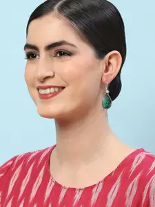 Biba Oxidised Contemporary Drop Earrings