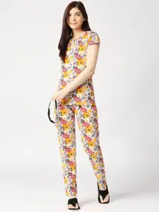 zebu Ethnic Motifs Printed Pure Cotton Night Suit