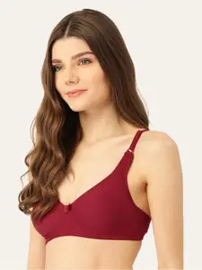 Lady Lyka Non-Padded Non-Wired Medium Coverage Seamless All Day Comfort Cotton T-shirt Bra