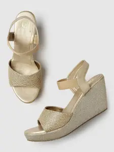 Marc Loire Embellished Wedge Heels