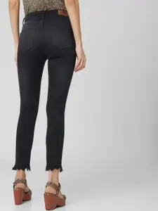 Vero Moda Women Skinny Fit High-Rise Ripped Jeans