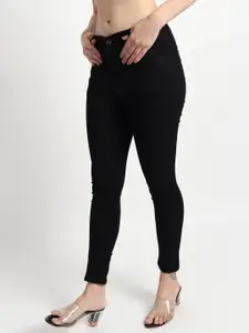 TYFFYN Women Mid-Rise Slim Fit Clean Look Stretchable Jeans